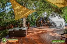 Glamping Tiché Místo s wellness - Slapy - Ždáň